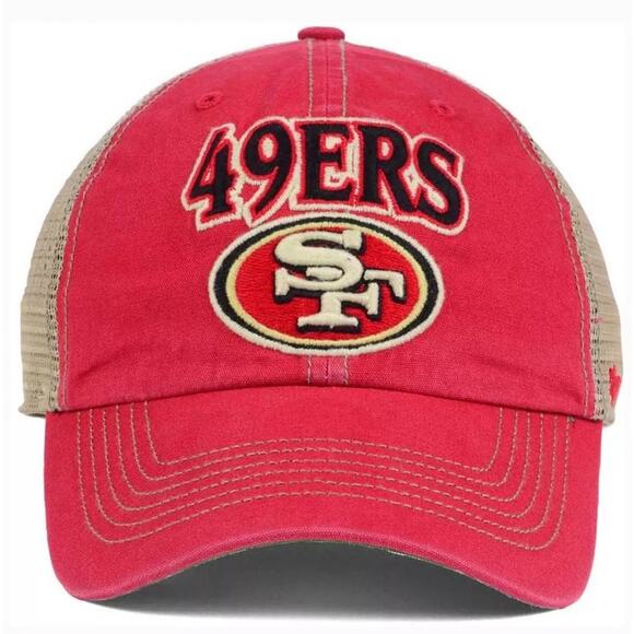 '47 Brand San Francisco 49ers Tuscaloosa Clean Up Cap - Vintage Style-Adjustable - Picture 2 of 12